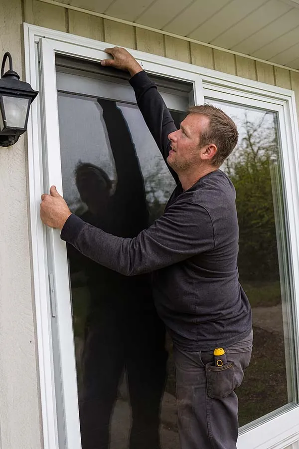 screen door installation