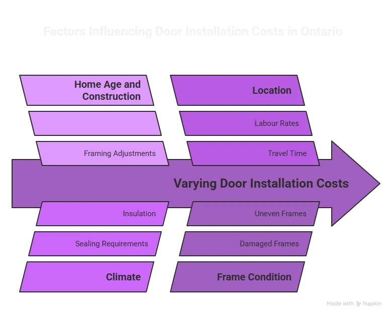 Why Door Installation Costs Vary Across Ontario