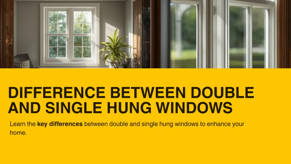 Difference Between Double and Single Hung Windows Difference Between Double and Single Hung Windows