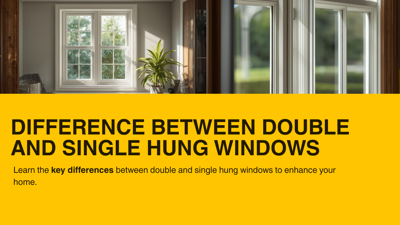 Difference Between Double and Single Hung Windows