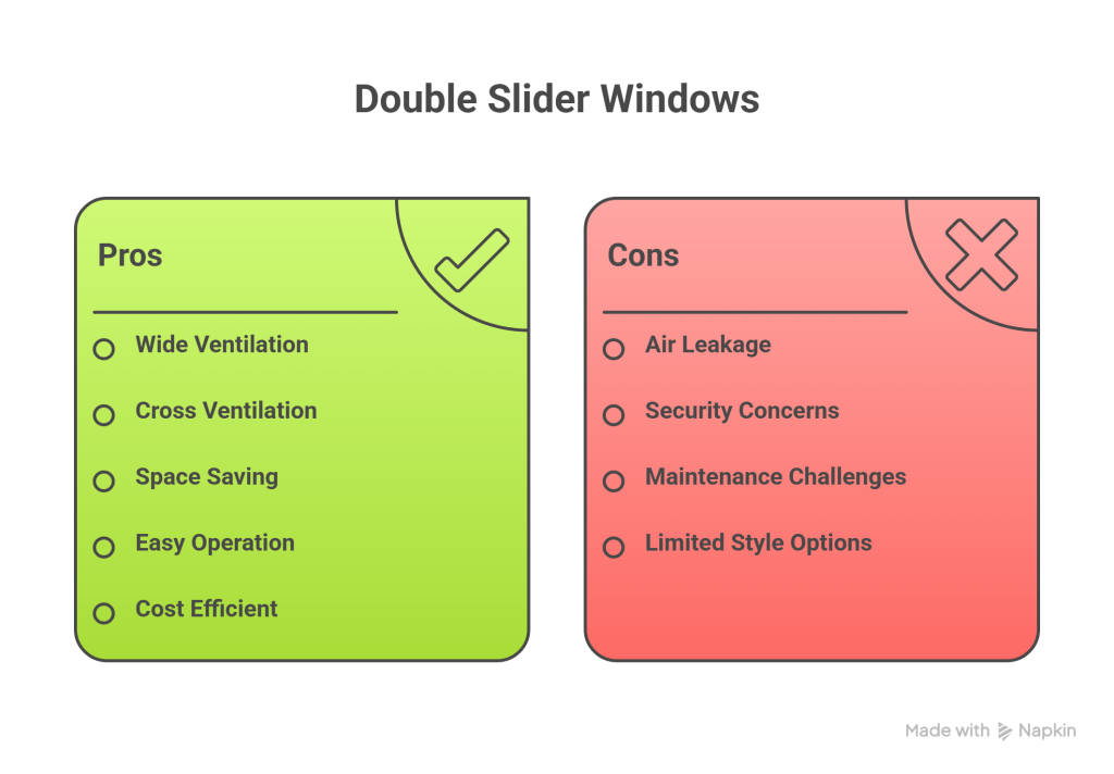 Double Slider Windows