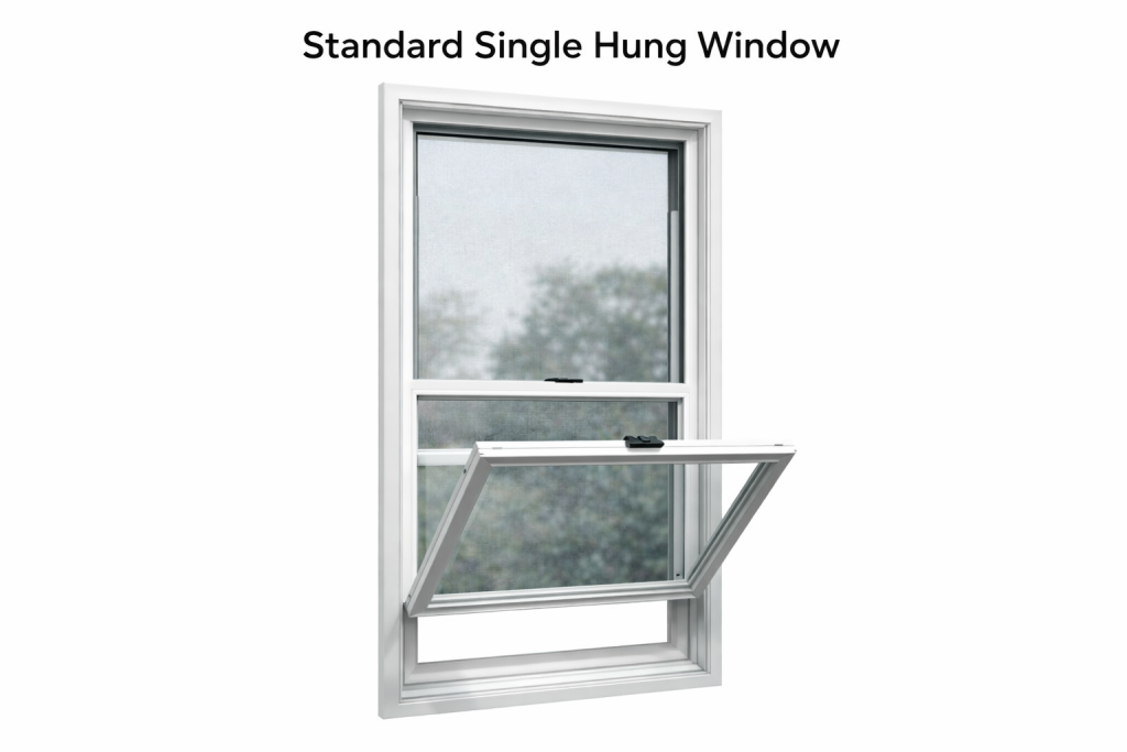 Standard single hung windows