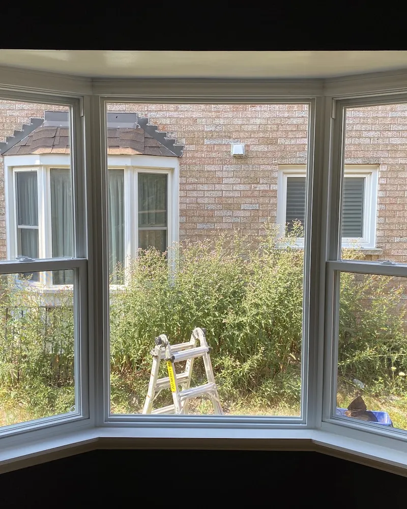 Bay Window, Inside View: after Bay window seen from inside after replacement