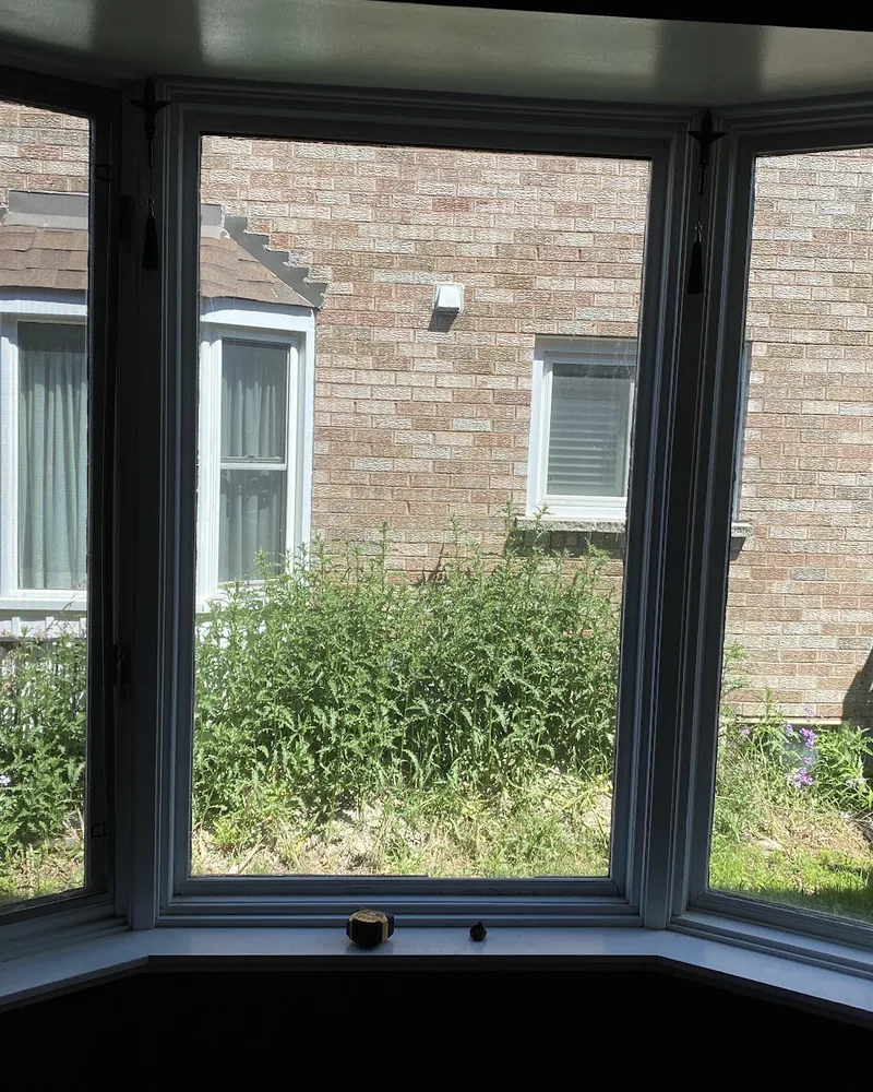 Bay Window, Inside View: before Bay window seen from inside before replacement