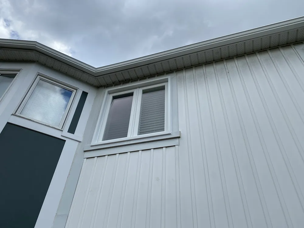New windows on a siding wall in Mississauga